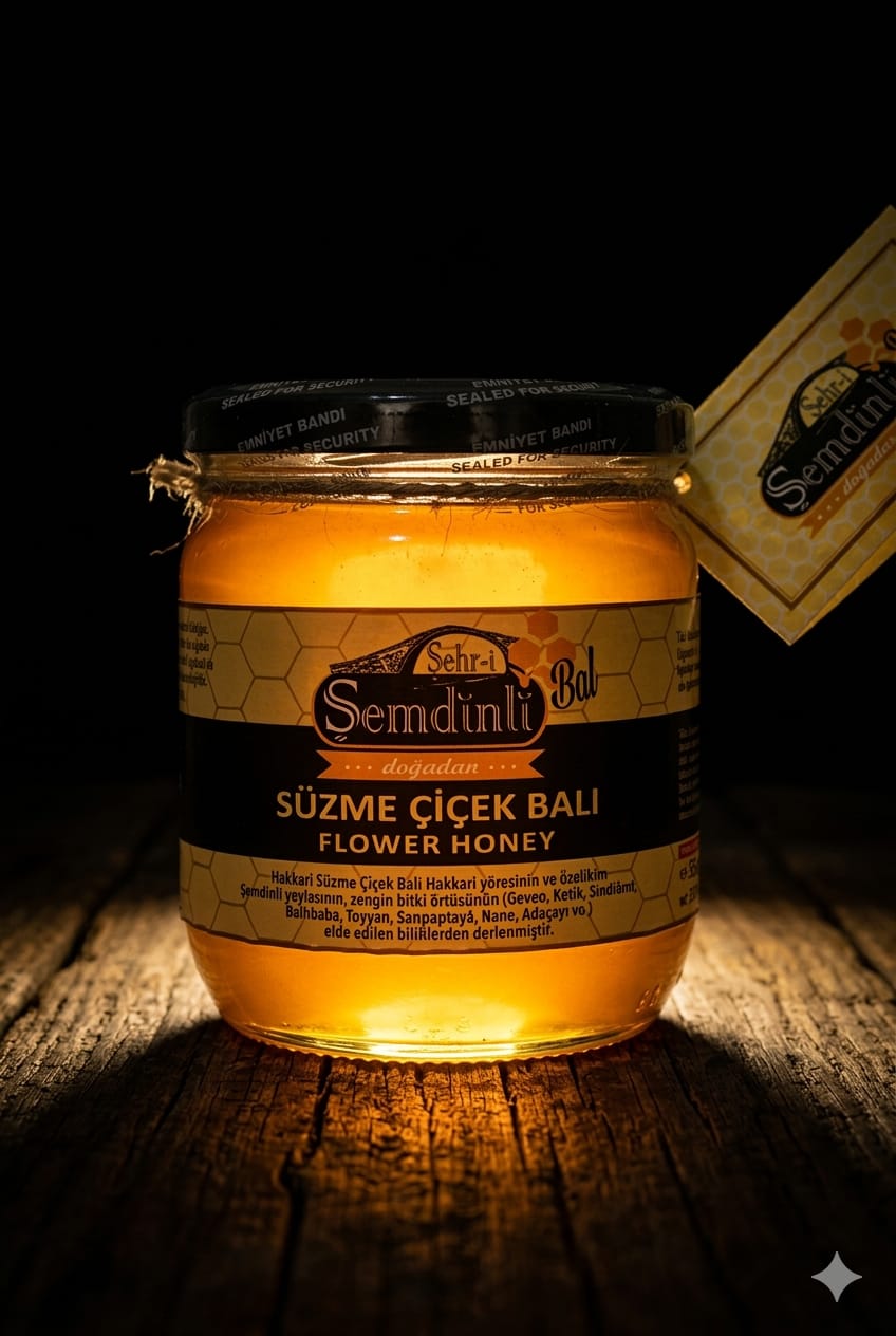 Süzme Çiçek Balı 550g